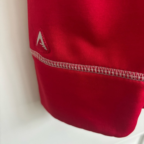 Antigua Atlanta Falcons Red Nylon/Fleece Lined Hooded Zip-Up, Size XL - Picture 5 of 10